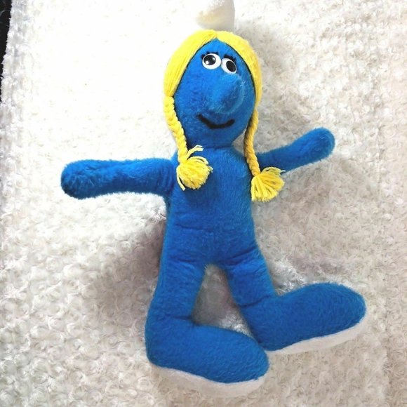 Smurfs Vintage Smurfette Plush Stuffed Toy 22" Tall Doll - Picture 1 of 3